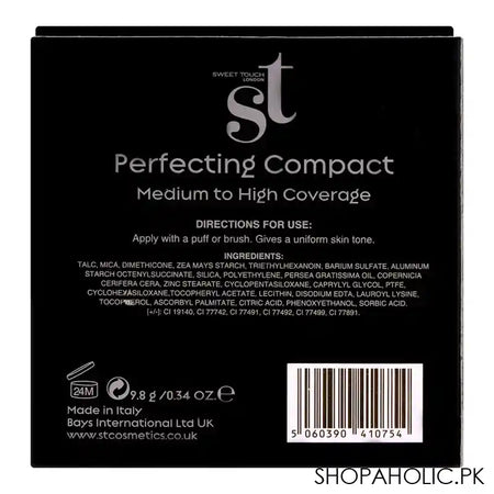 ST London Perfecting Compact Powder, Cinnamon 004, Medium to High Coverage - Image 5