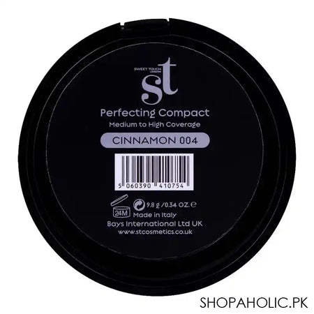 ST London Perfecting Compact Powder, Cinnamon 004, Medium to High Coverage - Image 3