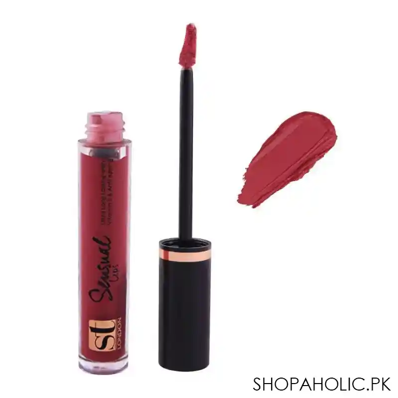 st london sensual lips lip gloss, vibrant plum main image
