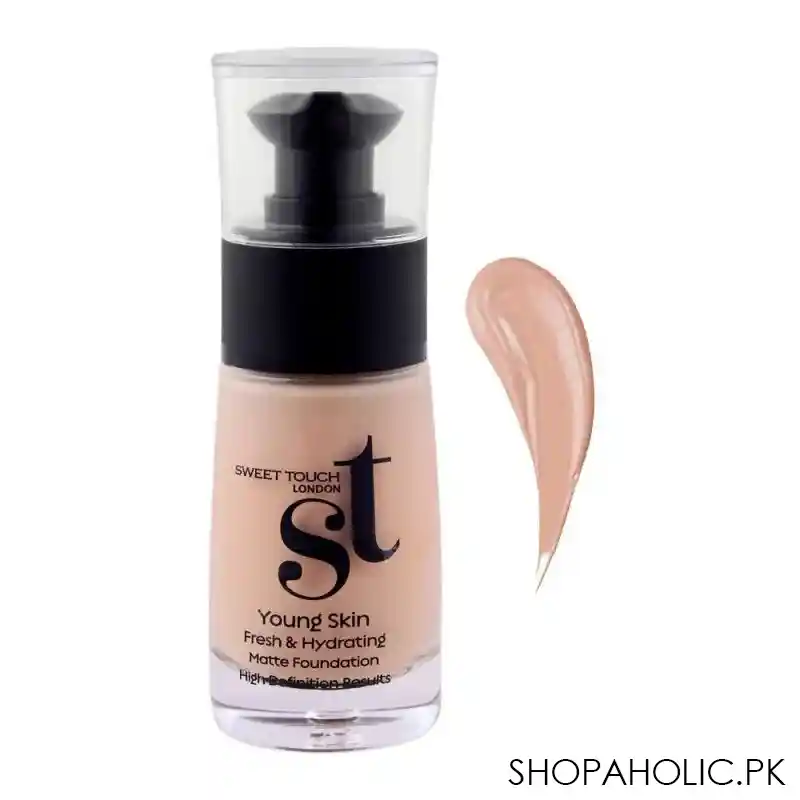 st london youthfull young skin matte foundation, spf 20, ys 05, long wear main image