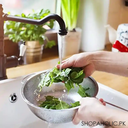 stainless steel fruit vegetable washing basket image3