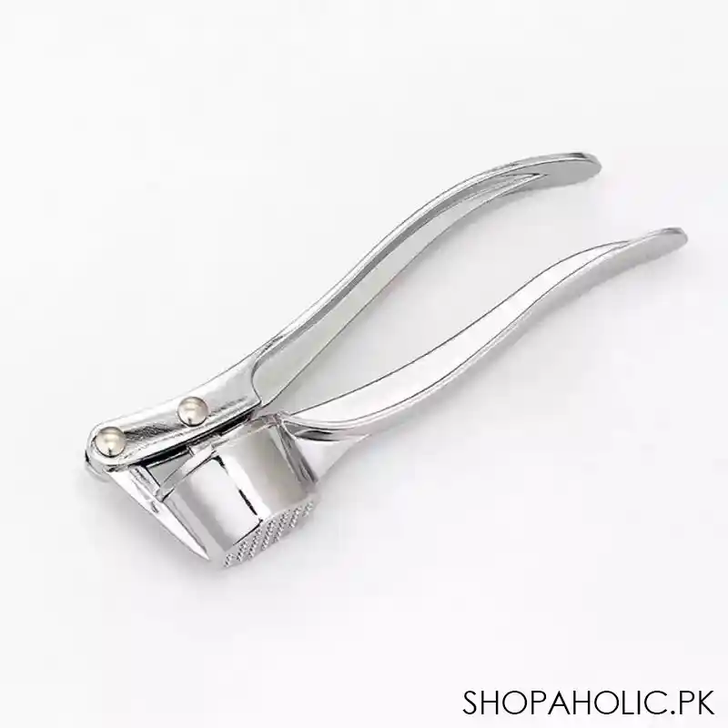 stainless steel garlic press crusher image5
