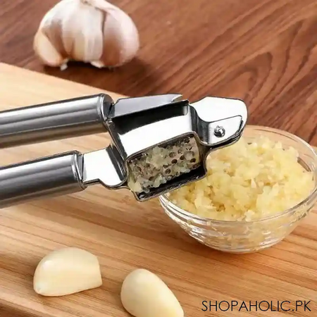 stainless steel garlic press image4