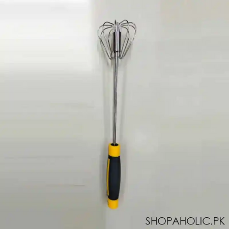 stainless steel hand push egg beater image3
