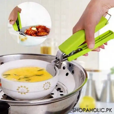 stainless steel hot dish holding clamp image6