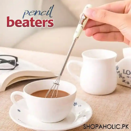 stainless steel pencil beater with ceramic handle main image