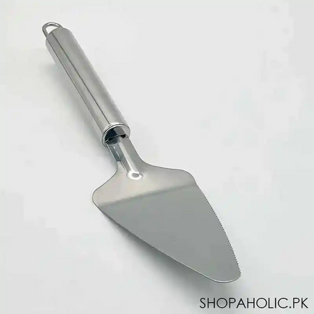 stainless steel pizza and cake lifter with side cutter image5