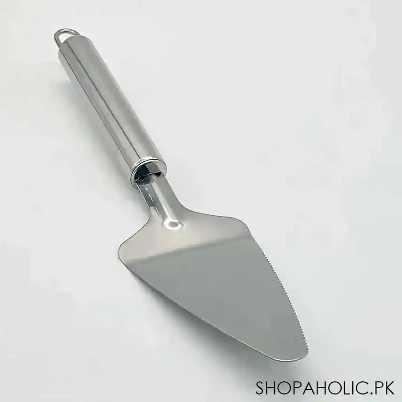 stainless steel pizza and cake lifter with side cutter image5