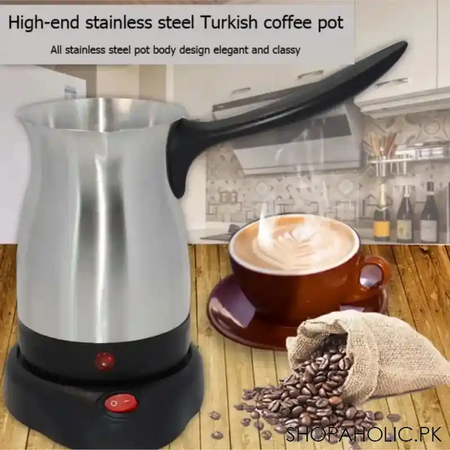 stainless steel portable electric coffee maker image4