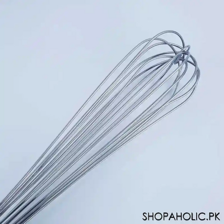 stainless steel professional egg whisker large high quality image3