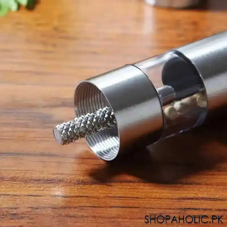 stainless steel salt and pepper mill image2