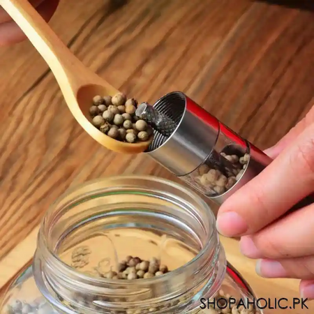 stainless steel salt and pepper mill image3