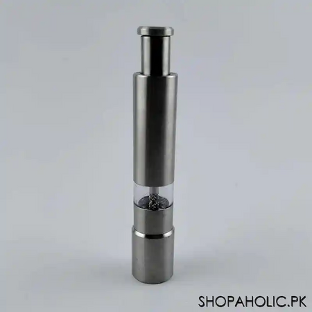 stainless steel salt and pepper mill image5