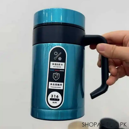 stainless steel warm & cold office mug 500ml image2