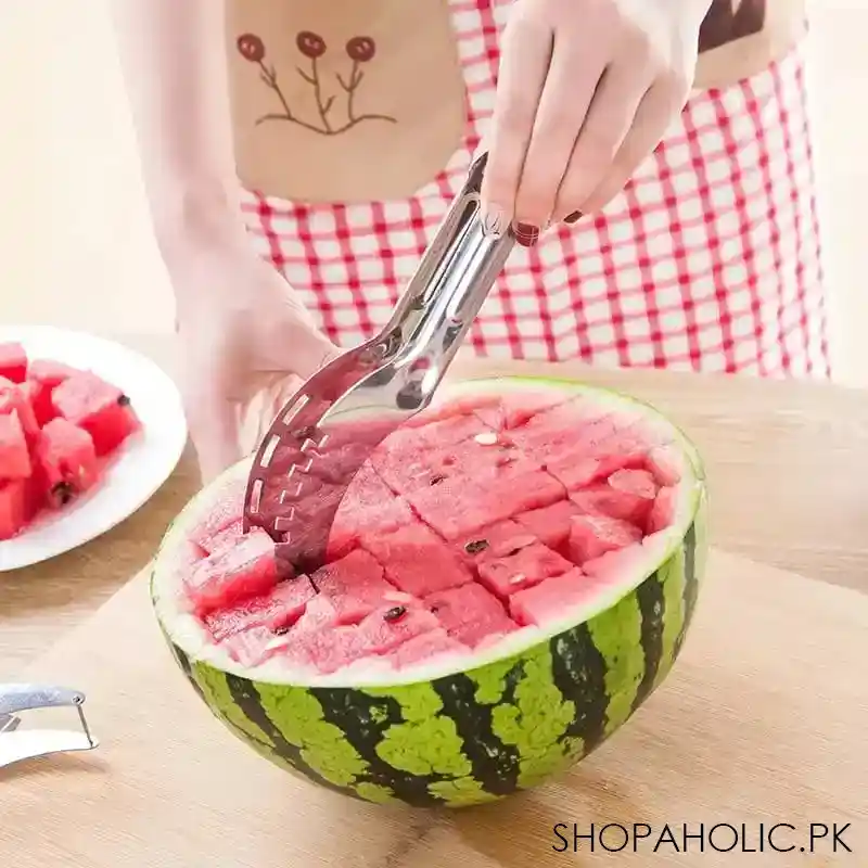 stainless steel watermelon slicer image2