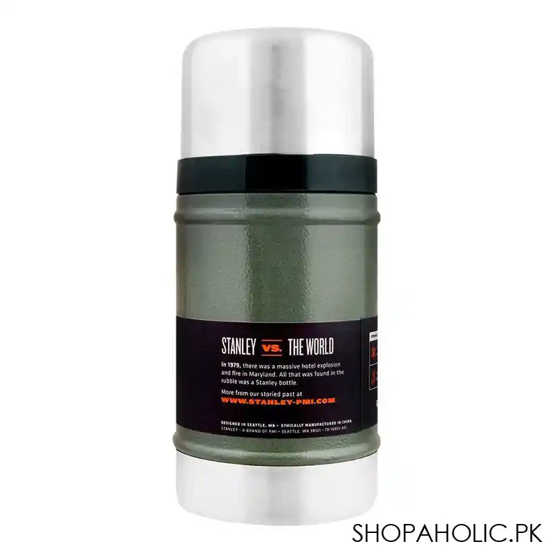 Stanley Classic Series Legendary Classic Food Jar 0.7 Litre, Hammertone Green, 10-07936-003 - Image 5