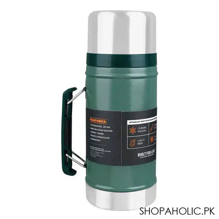 Stanley Classic Series Legendary Food Jar, 24 Hours Hot/Cold, 0.94 Liter, Hammertone Green, 10-0793-003 - Image 4