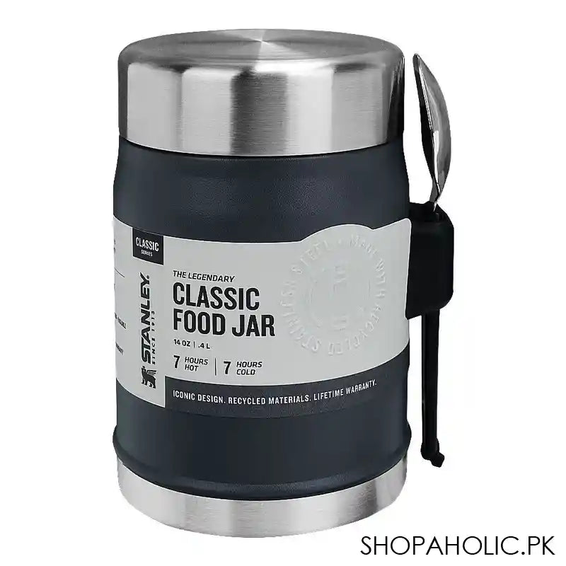 Stanley Classic Series The Legendary Food Jar, 0.4 Liter, Charcoal, 10-09382-082 - Main Image