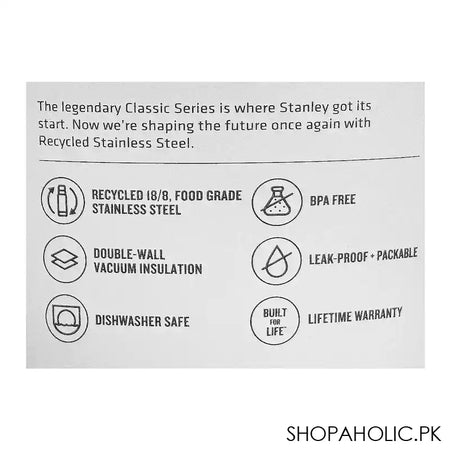 Stanley Classic Series The Legendary Food Jar, 0.4 Liter, Matte Black Pebbles, 10-09382-005 - Image 3