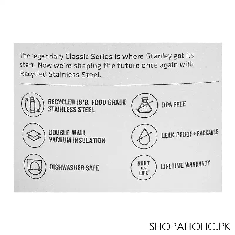 Stanley Classic Series The Legendary Food Jar, 0.4 Liter, Matte Black Pebbles, 10-09382-005 - Image 3