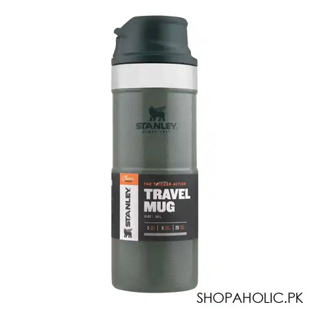 Stanley Classic Series The Trigger-Action Insulated Travel Mug, 0.35 Liter, Hammertone Green, 10-09848-006 - Main Image