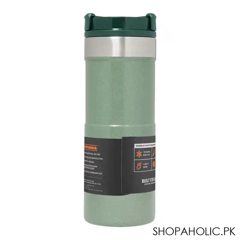 Stanley Classic Series The Trigger-Action Insulated Travel Mug, 0.35 Liter, Hammertone Green, 10-09855-006 - Image 4