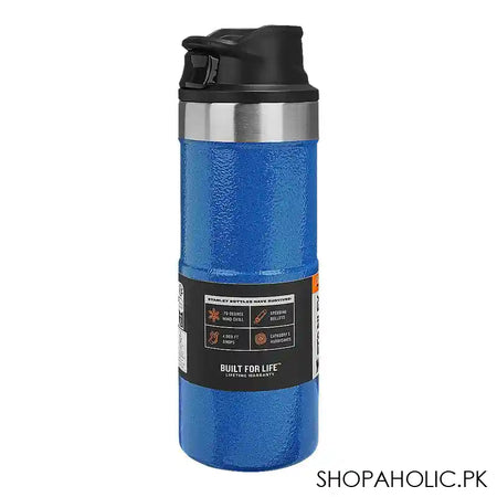 Stanley Classic Series The Trigger Action Insulated Travel Mug, 0.35 Liter, Hammertone Lake, 10-09848-051 - Image 2