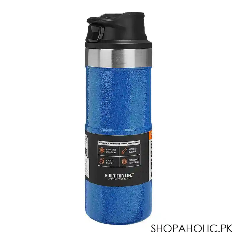 Stanley Classic Series The Trigger Action Insulated Travel Mug, 0.35 Liter, Hammertone Lake, 10-09848-051 - Image 2