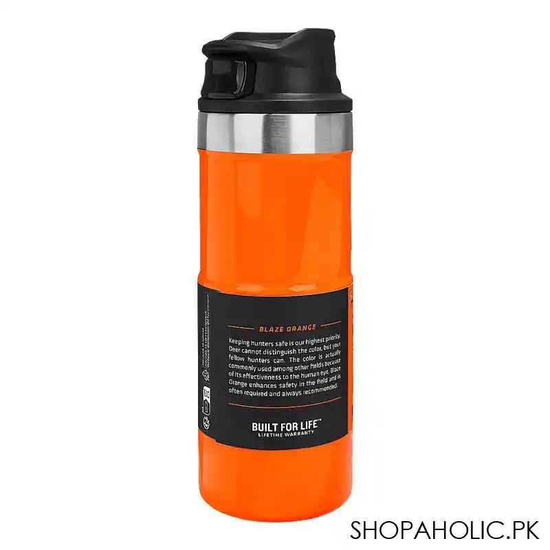 Stanley Classic Series The Trigger Action Insulated Travel Mug, 0.47 Liter, Blaze Orange, 10-06439-222 - Image 4