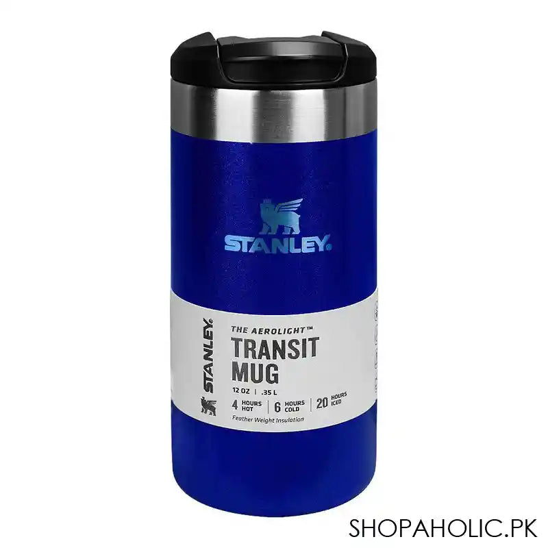 Stanley The Aerolight Insulated Transit Mug, 0.35 Liter, Royal Blue Metallic, 10-10788-074 - Main Image