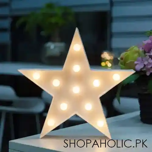 star shape led marque lights main image