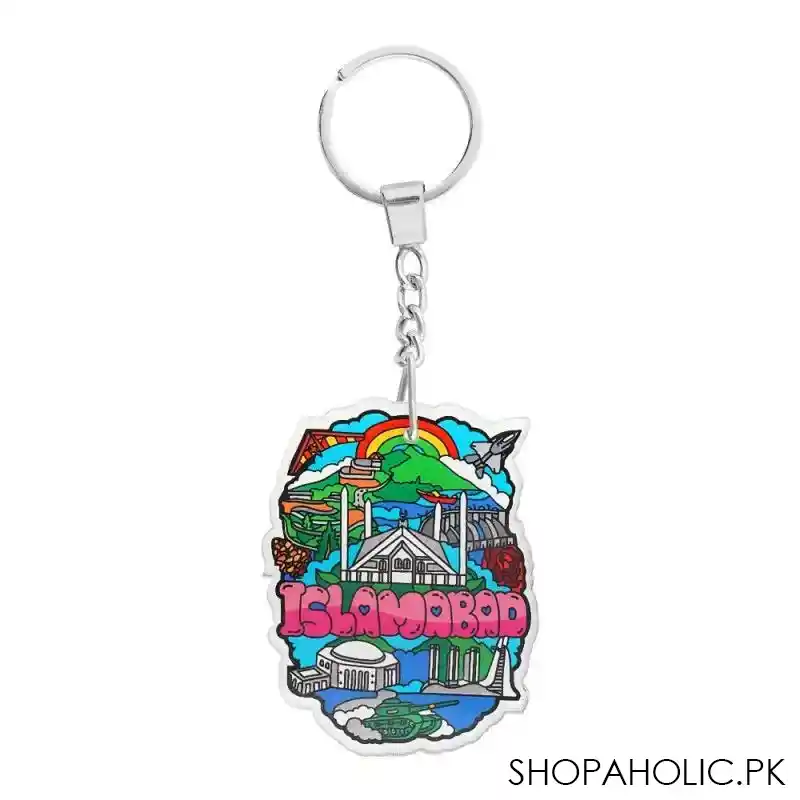 star shine truck art, islamabad keychain round, key23 main image