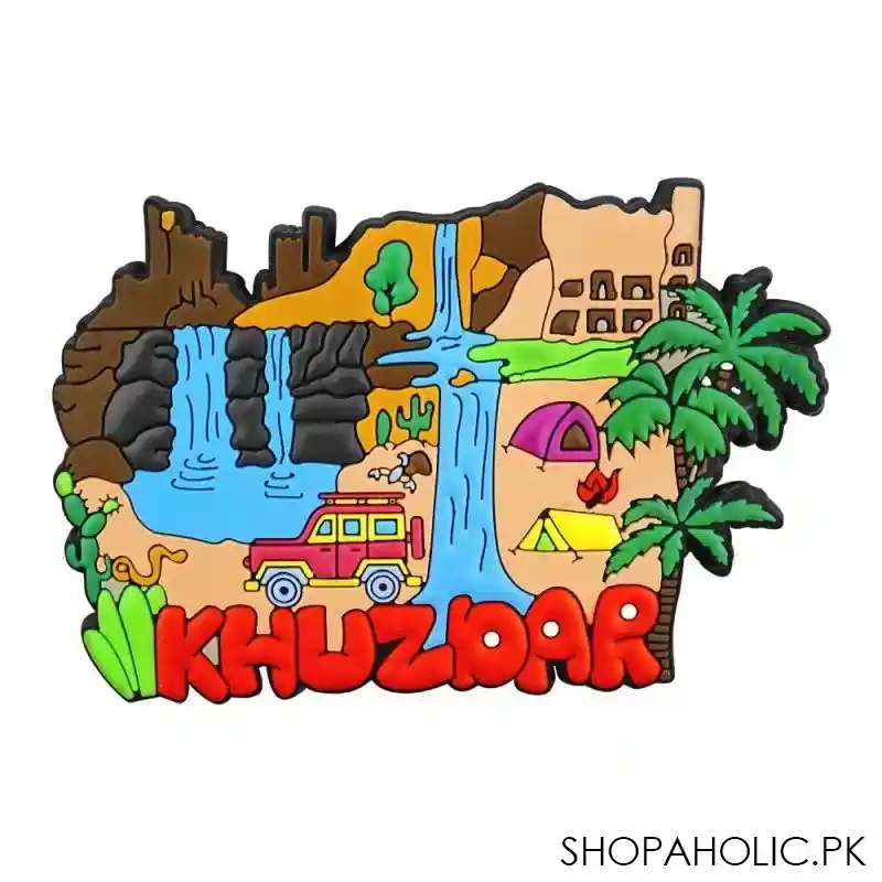 star shine truck art, khuzdar rubber magnet, rmg06 main image
