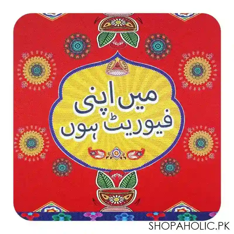 star shine truck art, mai apni fav hun (quote) 3x3 inch fridge magnet, mg26 main image