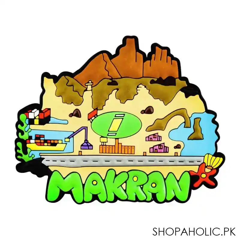 star shine truck art, makran rubber magnet, rmg08 main image