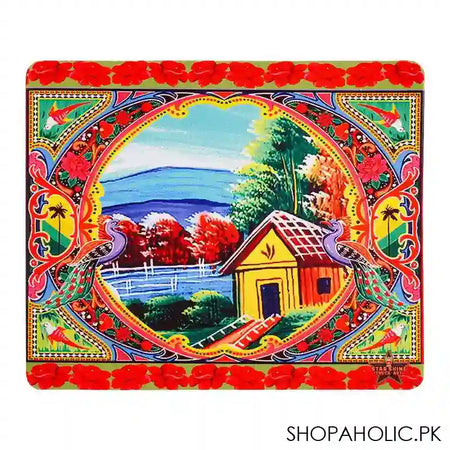 Star Shine Truck Art, Scenery Pakistan Mouse Pads, MP006 - Main Image
