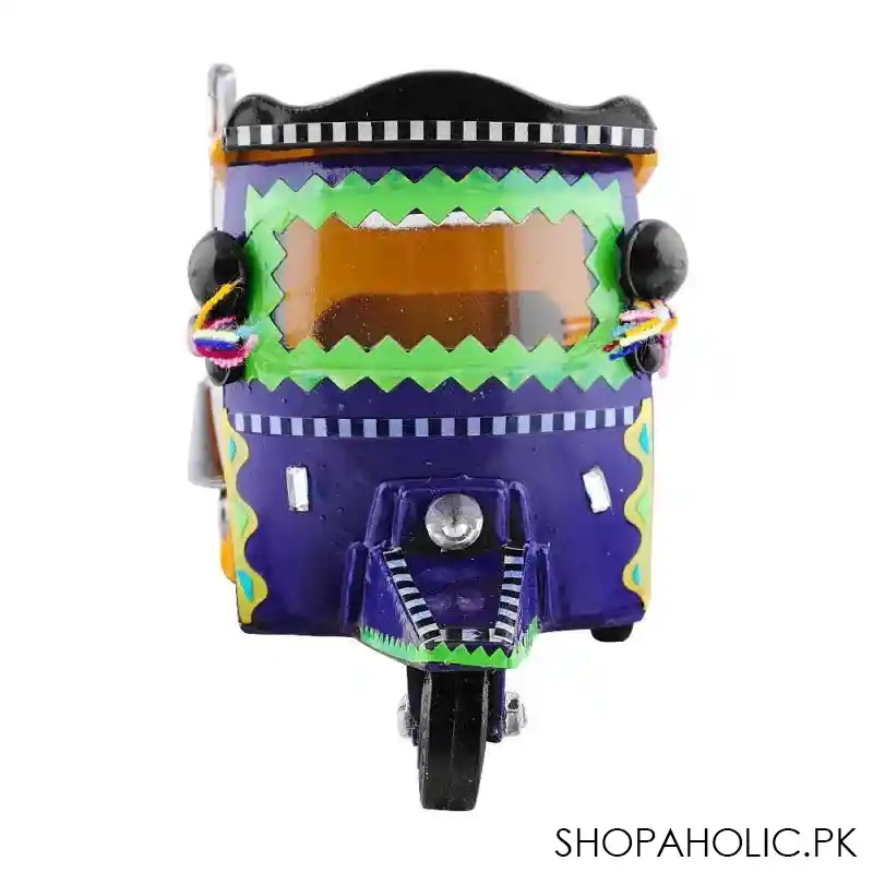 star shine truck art small rickshaw miniatures, yellow image3