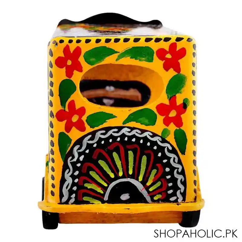 star shine truck art small rickshaw miniatures, yellow image4
