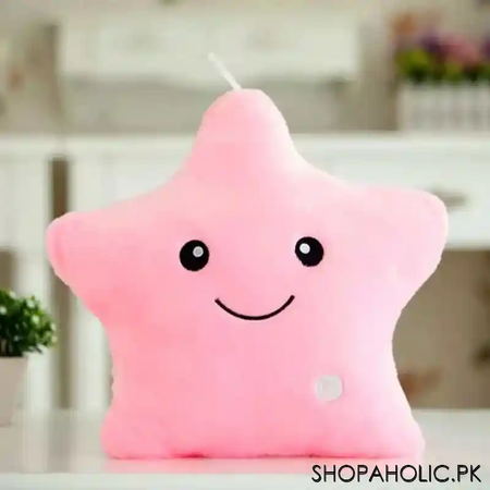 star soft stuffed pillow with twinkle glowing colorful led light image4