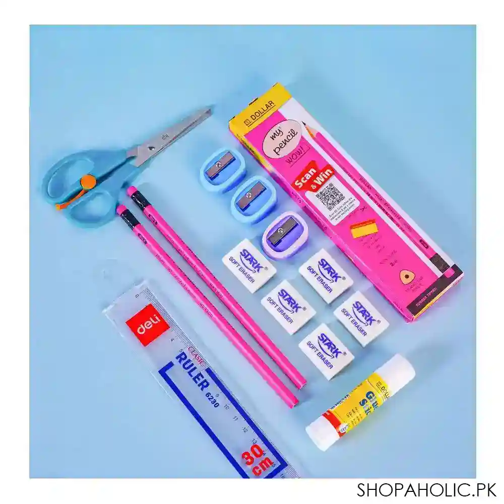 stationery bundle for class 1 to 4, 14 items image2