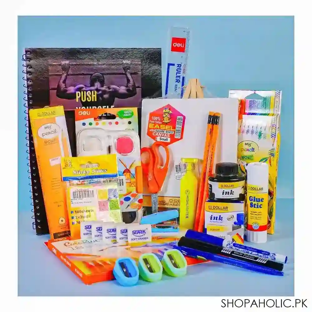 stationery bundle for class 5 and above, 21 items main image