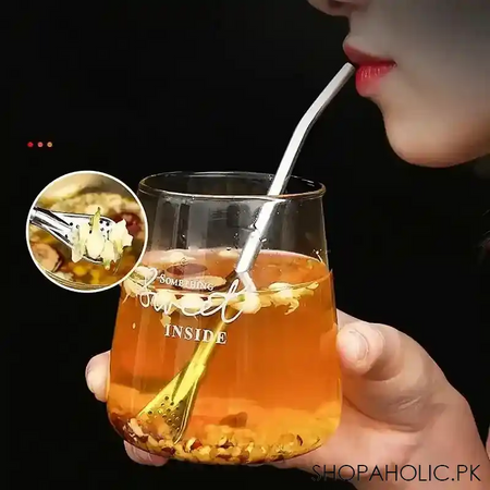steel filter spoon straw image5