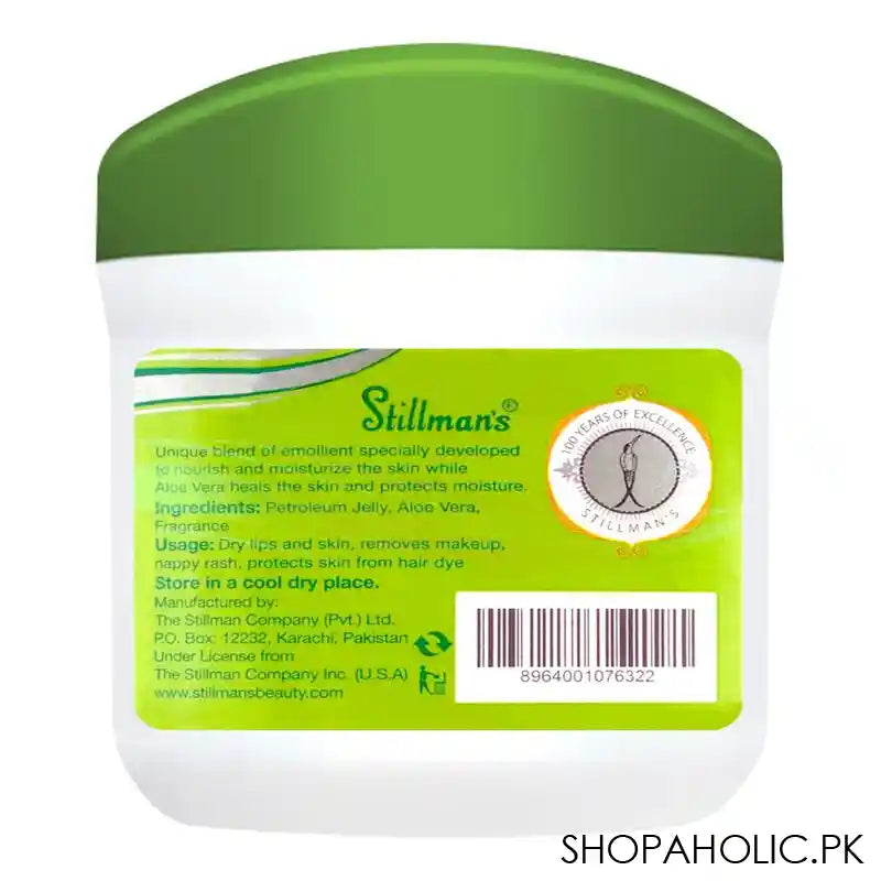 Stillman's Aloe Vera Petroleum Jelly, 100g - Image 2