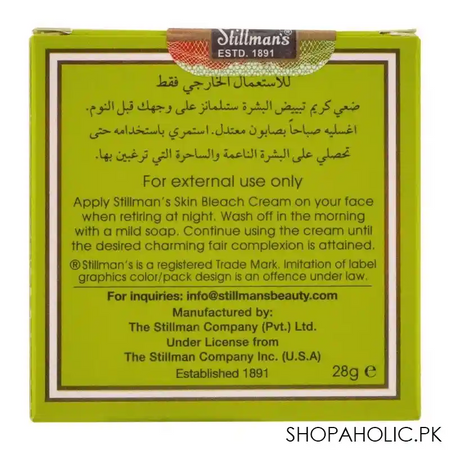 stillman's skin bleach cream, 28g image2