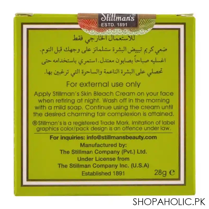 stillman's skin bleach cream, 28g image2