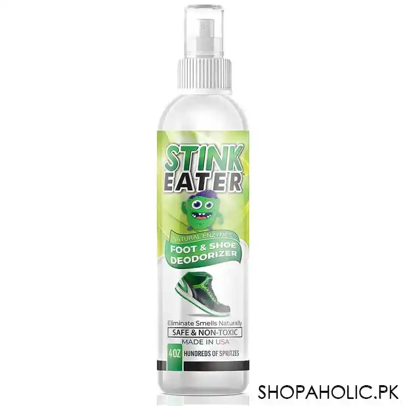 stink eater foot and shoe deodorizer spray bottle for foot odor eliminator & freshener   100ml image4