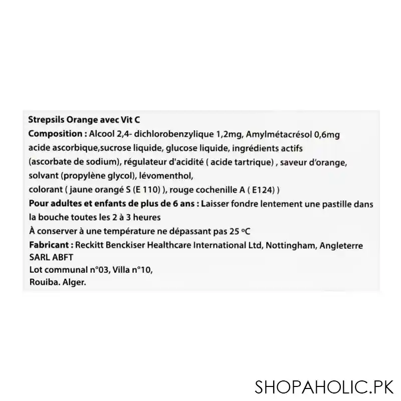 strepsils vitamin c, imported, 24 tablets image3