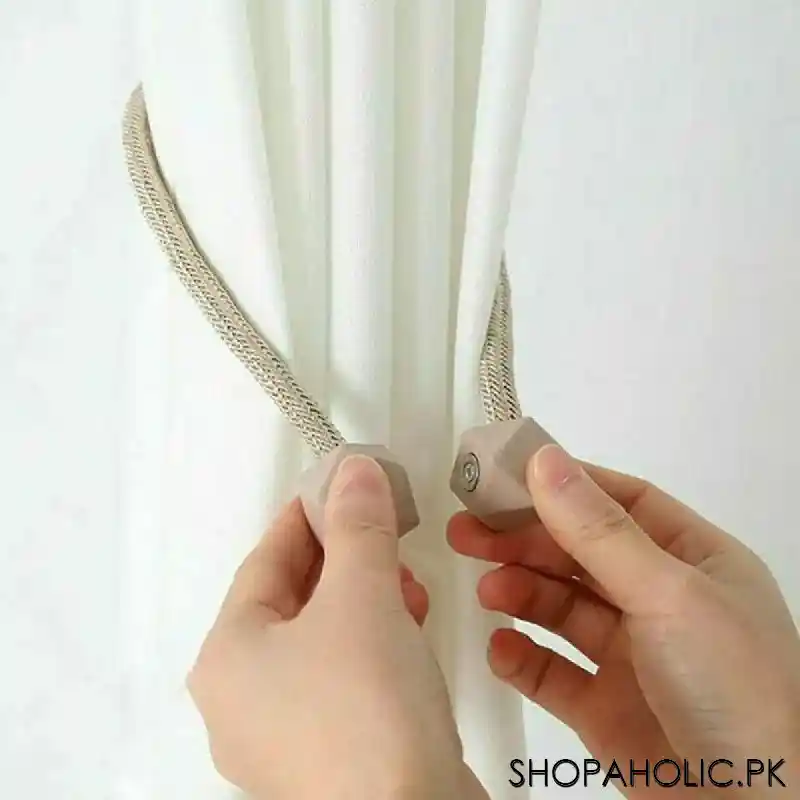 strong magnetic curtain tie backs buckle clips (pair) image6