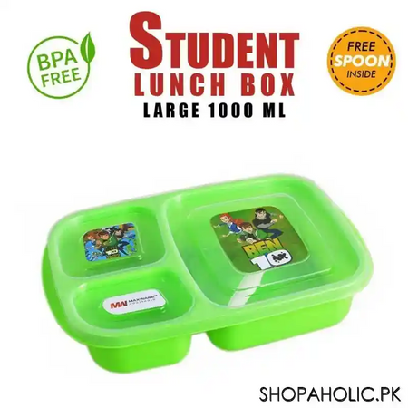 Student 3 Partition Lunch Box - Image 3