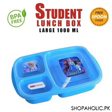 Student 3 Partition Lunch Box - Image 4